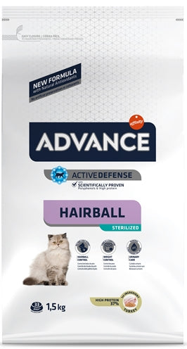 Advance Cat Sterilized Hairball 1,5 kg | 10 kg