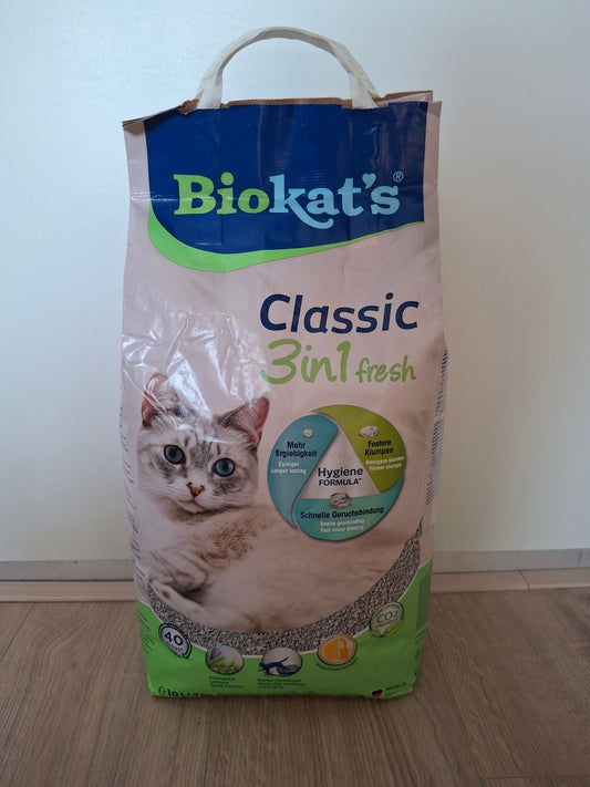 Kat Compleet Pakket — Kattenbakvulling, Voer & Snack (kleine huishouding)