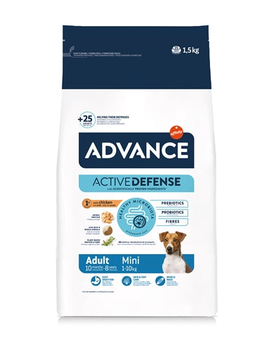Hond Klein Compleet — Advance Mini Adult + Whimzees + Lily's Mini Burgers