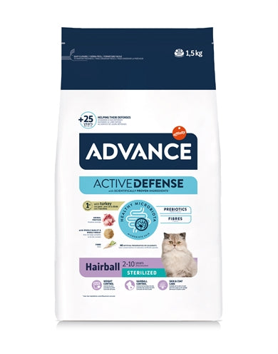 Kat Hairball Care — Advance Cat Sterilized Hairball + Biokat's Micro + Lily's Treats