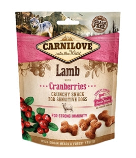 Carnilove Crunchy Snack Lam & Cranberries 200 gr