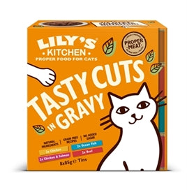 Lily's Kitchen Tasty Cuts in Gravy Multipack 8x85 gr