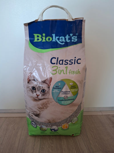 Biokat's Classic Fresh Kattenbakvulling 10 ltr — Afhalen of bezorgd in het Westland
