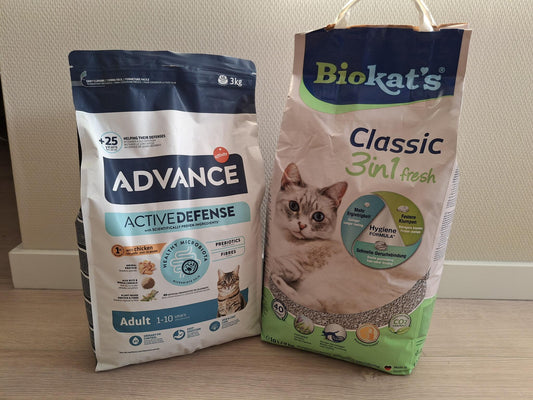 BioKat's Classic en Advance Adult Cat - Combo deal